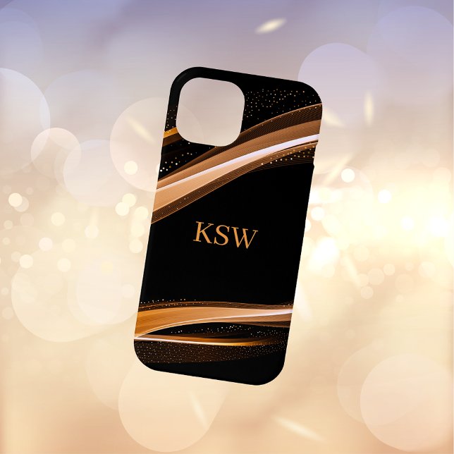 Funda De Case-Mate Para iPhone Guay profesional contemporáneo Black Swoosh (Subido por el creador)