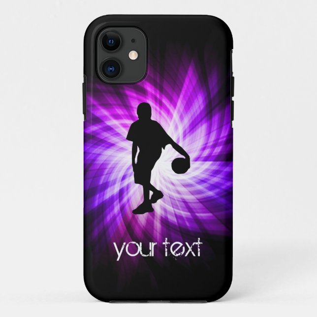 Funda De Case-Mate Para iPhone Guay Purple Basketball (Reverso)