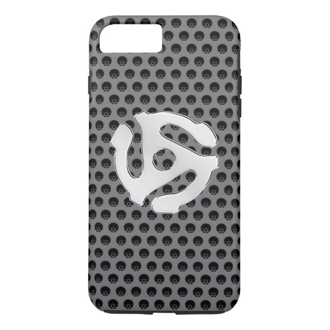 Funda De Case-Mate Para iPhone GUAY Retro Chrome Like 45 spacer DJ Print (Reverso)