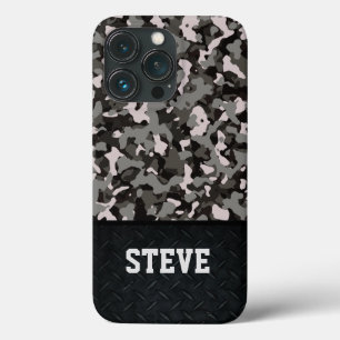 Funda Para iPhone 13 Pro Guay Rugged Camo Name Men's Stylish