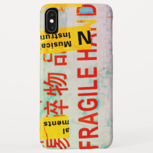 Funda Para iPhone XS Max GUAY Torn FRAGILE Marcando caracteres chinos
