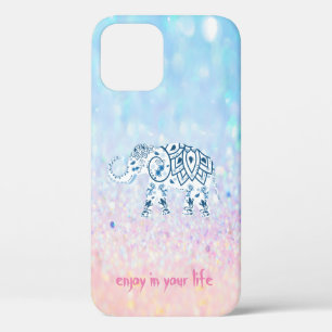 Funda Para iPhone 12 Guay Trendy Bokeh Elephant