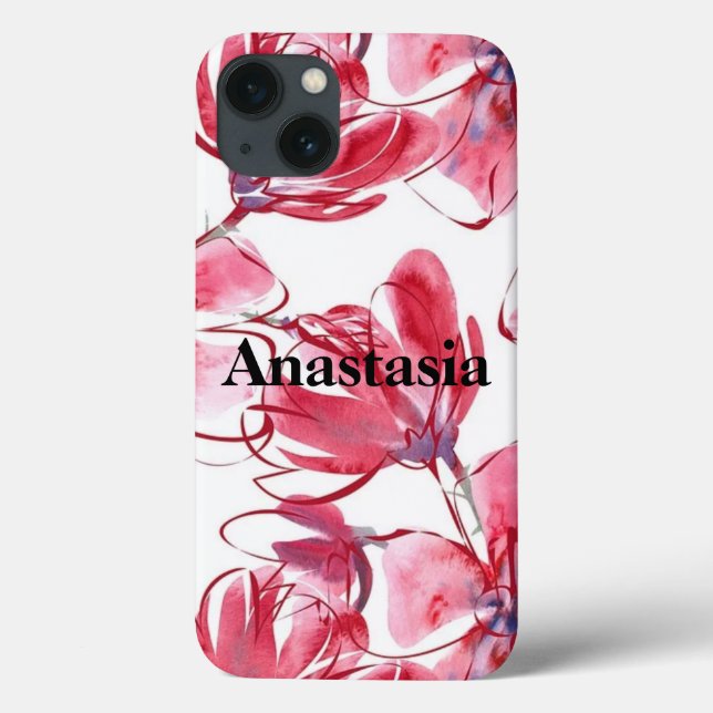 Funda De Case-Mate Para iPhone Guay, unas flores rosadas asombrosas (Reverso)