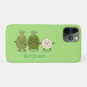 Funda Para iPhone 11 Pro Guayaba feijoa personalizado de piña de cuña ilust