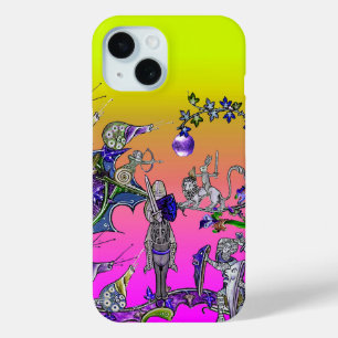 FUNDA PARA iPhone 15 GUERRA BESTIARIA MEDIEVAL, COLCHAS, SILLONES GIGAN