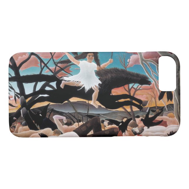Funda De Case-Mate Para iPhone Guerra, Henri Rousseau, 1894 (Reverso (horizontal))