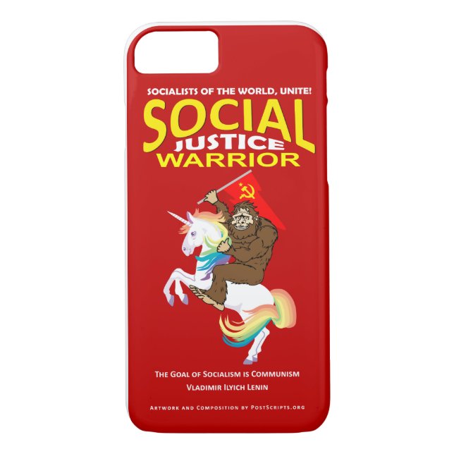 Funda De Case-Mate Para iPhone Guerrero de justicia social (Reverso)