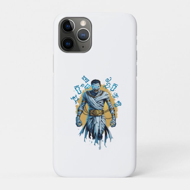 Funda De Case-Mate Para iPhone Guerrero de la camiseta del Nilo - Arte inspirado  (Reverso)