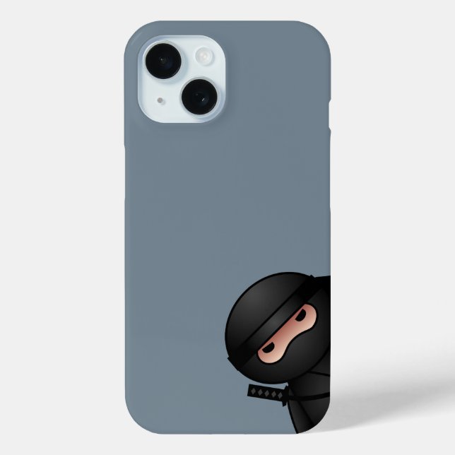 Funda De Case-Mate Para iPhone Guerrero de Ninja en gris (Reverso )