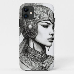 Funda Para iPhone 11 "Guerrero etéreo: Perfilar a la diosa interior