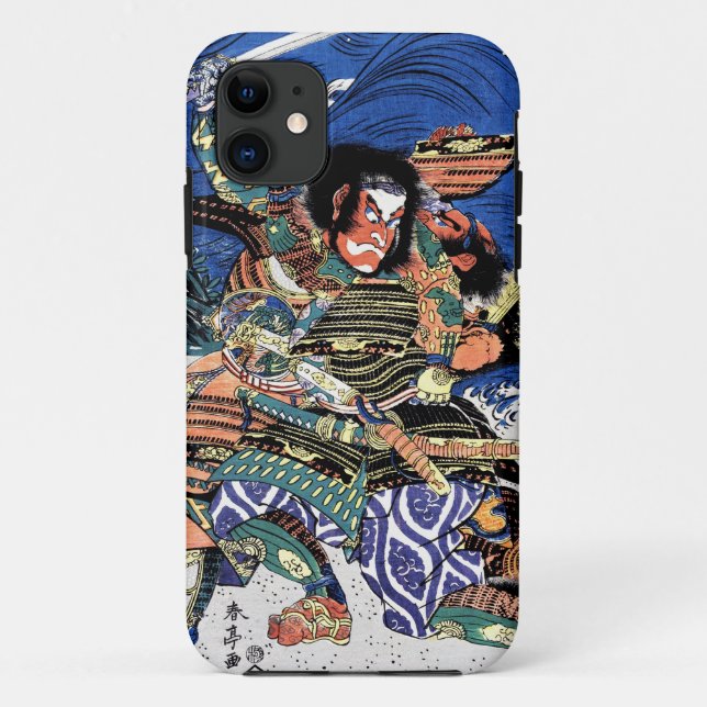 Funda De Case-Mate Para iPhone Guerrero legendario japonés de Guay samurai (Reverso)