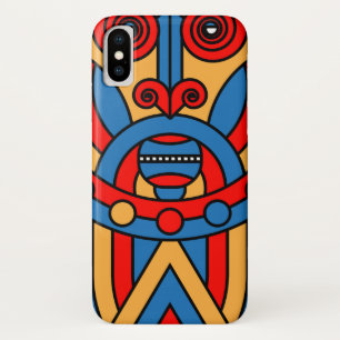 Funda Para iPhone X guerrero tribal africano