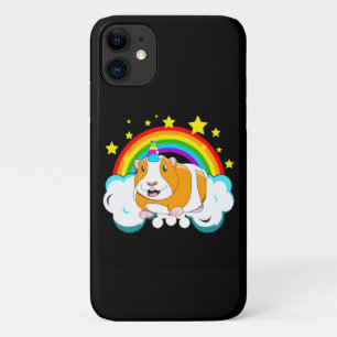 Funda Para iPhone 11 Guinicorn Guinea Cerdo unicornio Arcoiris