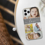 Funda Para iPhone 15 Mini Guión de amor de Collage de fotos familiar persona<br><div class="desc">Aumente su experiencia en iPhone con este estuche para iPhone 15 Plus para Collage de fotos familiar Personalizado Love Script. Este estuche de teléfono personalizado es más que un accesorio protector; es un querido conservador que combina la calidez de las fotos familiares con un toque de escritura de amor, creando...</div>