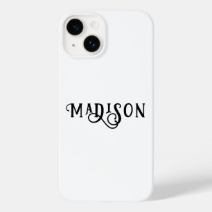 Funda Para iPhone 14 De Case-Mate Guión de Caligrafía de Nombre Personalizado Modern