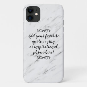 Funda Para iPhone 11 Guión de frases de citas Inspiradoras de personali