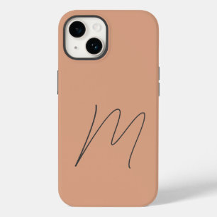 Funda Para iPhone 14 De Case-Mate Guión inicial monogramado moderno plano