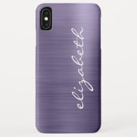 Guión Metalizado personalizado cepillado de lavand