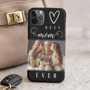Funda Para iPhone 11 Pro Guión Moderno Mejor Mamá del Mundo Foto