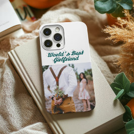 Funda Para iPhone 13 Guión verde de foto de Girlfriend