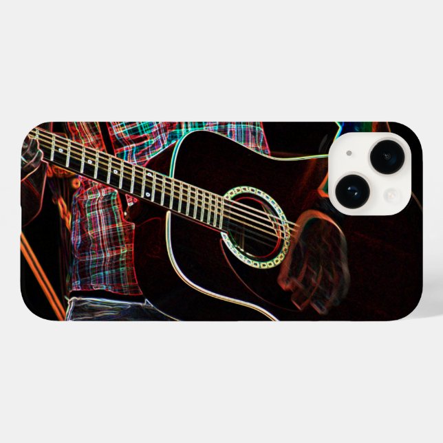 Funda De Case-Mate Para iPhone Guitar 1 iphcna (Reverso  (Horizontal))