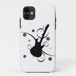 Funda Para iPhone 11 Guitar con notas musicales