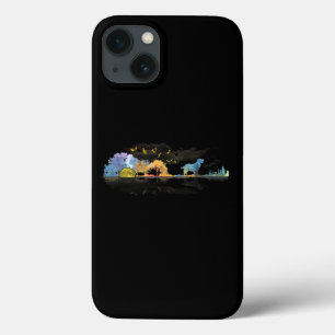 Funda Para iPhone 13 Guitar Lover Gift Cocker Spaniel Dog Watercolor