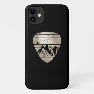 Funda Para iPhone 11 Guitarista de guitarra de púa de guitarra Mountain