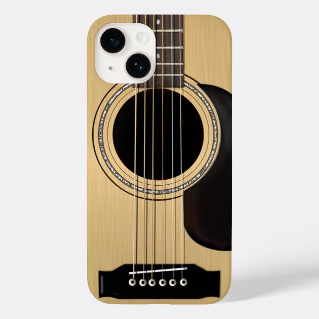 Funda De Case-Mate Para iPhone Guitarra Acústica (Reverso )