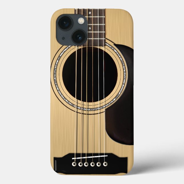 Funda De Case-Mate Para iPhone Guitarra Acústica (Reverso)