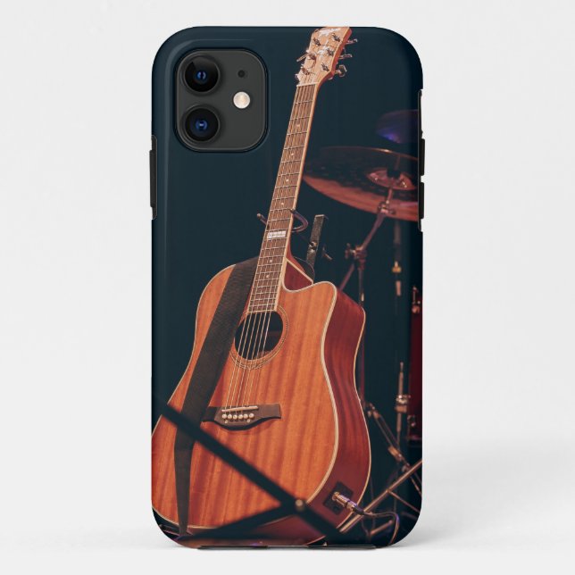 Funda De Case-Mate Para iPhone Guitarra Acústica Cool (Reverso)