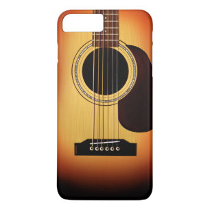 Funda Para iPhone 8 Plus/7 Plus Guitarra acústica del resplandor solar