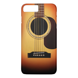 Funda Para iPhone 8 Plus/7 Plus Guitarra acústica del resplandor solar