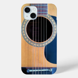 Funda Para iPhone 15 Mini Guitarra Acústica Dreadnought