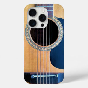 Funda Para iPhone 15 Pro Guitarra Acústica Dreadnought