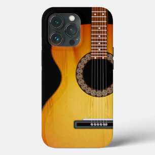 Funda Para iPhone 13 Pro Guitarra Acústica Monogramada