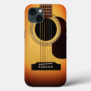 Funda Para iPhone 13 Guitarra Acústica Sunburst