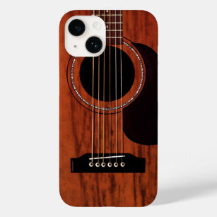 Funda Para iPhone 14 De Case-Mate Guitarra acústica superior de caoba
