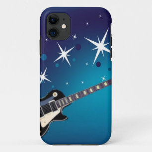 Funda Para iPhone 11 Guitarra - azul