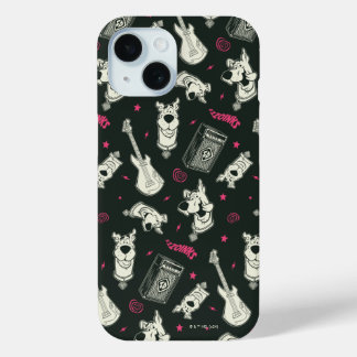 Funda Para iPhone 15 Guitarra de Punk Scooby-Doo y patrón de amp