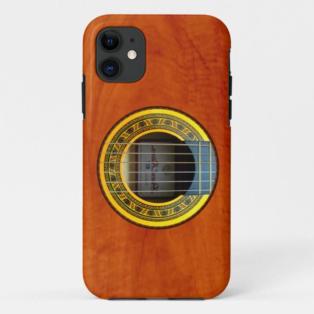 Funda De Case-Mate Para iPhone Guitarra del flamenco por el rafi talby (Reverso)