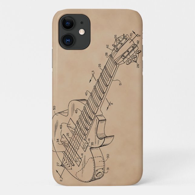 Funda De Case-Mate Para iPhone Guitarra eléctrica (Reverso)
