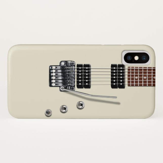 Funda De Case-Mate Para iPhone Guitarra eléctrica (Reverso (horizontal))
