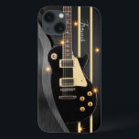 Funda Para iPhone 13 Guitarra eléctrica personalizada con nombre person<br><div class="desc">Estuche para iPhone de guitarra eléctrica personalizada con su nombre</div>