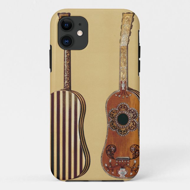 Funda De Case-Mate Para iPhone Guitarra embutida con nacarado, de 'Musical (Reverso)
