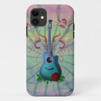Guitarra floral