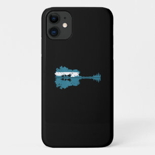 Funda Para iPhone 11 Guitarra   Músico Guitarra Lake Shadow Love
