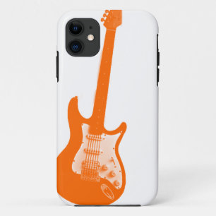 Funda Para iPhone 11 guitarra naranja