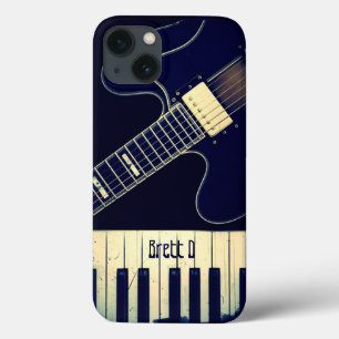 title_seo2 Guitarra personalizada de teclado de piano grunge