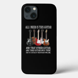 Funda Para iPhone 13 Guitarra   Todo Lo Que Necesito Es Esta Guitarra A